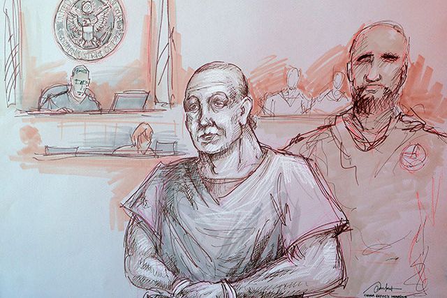 Cesar Sayoc appears in federal court in Miami on October 29, 2018